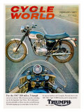 Cycle World 1967 Triumph Tiger Daytona Lámina giclée Cycle World 1967 Triumph Tiger Daytona Lámina giclée
