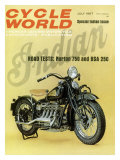 Cycle World, 1930 Indian Motorcycle Giclee Print