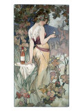 Cognac Template Giclée-Druck von Alphonse Mucha