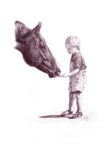 Matthew and Billy Giclee-trykk av Lorrie Beck