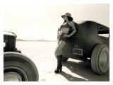 Pin-Up Girl: Salt Flat Safari reproduction procédé giclée par David Perry