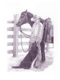 Hengivenhet Giclee-trykk av Lorrie Beck