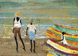 Aglae et les Gommiers Print by Charlotte Derain