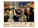 LMS Railway, London Piccadilly Giclee Print