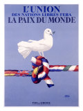 Labor Union Dove Giclee Print by Paul Colin