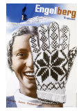 Swiss Engelberg Ski Travel Poster Lámina giclée por Herbert Matter