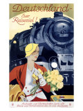 German Railway, Spring Lámina giclée