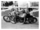 Flat Track Lámina giclée por Dan Mahoney