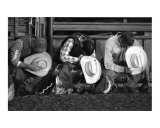 Praying Cowboys Photographic Print by Robert C. Jones