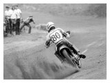 Flat Track Lámina giclée por Dan Mahoney