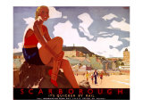 Scarborough, It's Quicker by Rail Giclee Print by Andrew Johnson