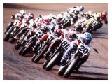 Flat Track Drafting Lámina giclée por Dan Mahoney