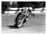 Flat Track Lámina giclée por Dan Mahoney