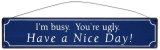 Have A Nice Day Tin Sign