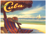 Escape to Cuba Kunstdruck von Kerne Erickson