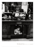 John Jr. playing under John F. Kennedy's Oval Office Desk, 1963 Poster by Stanley Tretick