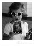 Caroline Kennedy holds a Postcard of her Father, 1961 Poster by Stanley Tretick