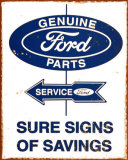 Food Parts and Service Plaque en métal