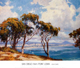 San Diego from Point Loma Kunstdrucke von John Comer