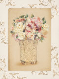 Roses in Painted Vase II Láminas por Cheri Blum Roses in Painted Vase II Láminas por Cheri Blum