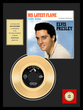 Elvis Presley -" Marie's The Name, His Latest Flame" Gold Record Framed Memorabilia