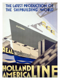 Holland-Amerika Lijn Lámina giclée