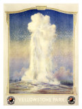 Northern Pacific Railroad, Yellowstone Giclee Print by Edward Brener