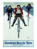 BF Goodrich Bicycle Tires Giclee Print by Norman Rockwell