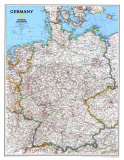 Map Germany Poster