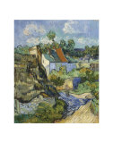 Maisons à Auvers Affiches par Vincent van Gogh