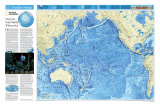 Pacific Ocean Floor Map Photographie