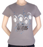 Juniors: The Beatles - Tonal Faces T-Shirts