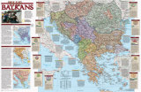 Balkans Reference Map Posters