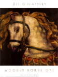 Wooden Horse I Láminas por Jill O'Flannery