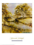 Riverside Twilight Posters by Stiles 