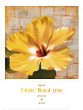 Fabric Floral I Prints by Dysart 