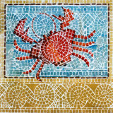 Mosaic Crab Plakaty autor Susan Gillette