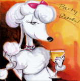 Party Pooch Art by Tracy Flickinger