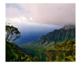 View of The Kalalau Valley, Kauai, Hawaii Photographic Print by George Oze