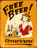Free Beer Blikskilt