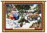 Twelve Days Of Christmas Wall Tapestry by Lynn Bywaters