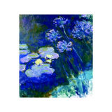 Gelbe Seerosen Und Agapanthes Prints by Claude Monet