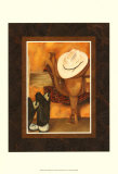 Hat and Saddle Kunstdrucke von Jennifer Goldberger