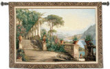 Lodge at Lake Como Wall Tapestry by Carl Frederic Aagaard