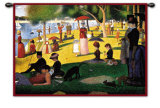 Sunday Afternoon Wall Tapestry by Georges Seurat