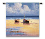 Restful Moorings Wall Tapestry by David Short