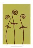 Dichromatic Fiddleheads I Prints by Vanna Lam