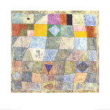 Freundliches Spiel Print by Paul Klee