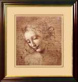 Female Head (La Scapigliata), c.1508 Posters by Leonardo da Vinci 
