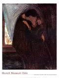 The Kiss, 1897 Art by Edvard Munch